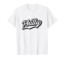 Load image into Gallery viewer, Philly Outline Script Philadelphia Love 1970s T-Shirt