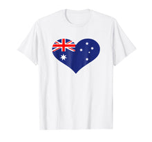 Load image into Gallery viewer, Australia heart flag T-Shirt