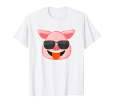 Load image into Gallery viewer, Pig Face Emoji Sunglasses Funny Chinese New Year 2019 Tee