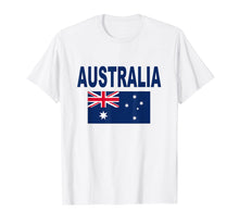 Load image into Gallery viewer, Australia Flag T-Shirt Cool Australian Aussie Flags Top Tee