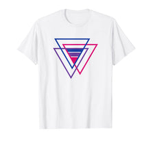 Load image into Gallery viewer, Bi Pride Triangle Shirt, BiSexual Pride Gift, Bi Flag Tee T-Shirt