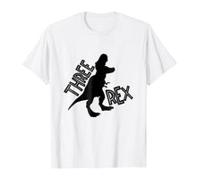 Load image into Gallery viewer, I'm 3, 3rd Birthday Three Rex Shirt