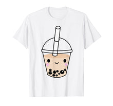Load image into Gallery viewer, Cute Kawaii Bubble Tea Tshirt Boba Milk Tea Lover Gift Idea