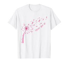 Load image into Gallery viewer, Breast Cancer Awareness Never give up T-shirt