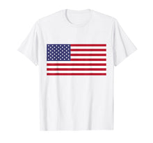 Load image into Gallery viewer, Flag USA T-Shirt United States American Patriotic Flags Tee