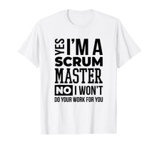 Load image into Gallery viewer, Funny Scrum Master T-Shirt for Agile Project Management