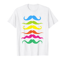 Load image into Gallery viewer, Colorful Mustache T-Shirt