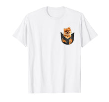Load image into Gallery viewer, Pomeranians in pocket tee shirts