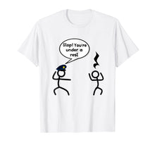 Load image into Gallery viewer, Music Pun Shirt Musical Note Joke Musician Gift Tee