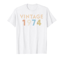 Load image into Gallery viewer, 45th Birthday Gifts - Vintage 1974 Classic T-Shirt Women Men