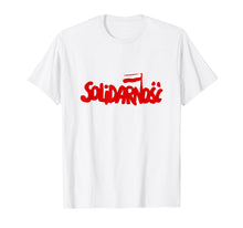 Load image into Gallery viewer, Solidarity / Solidarnosc | White & Red Flag t-Shirt 1980s