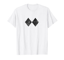 Load image into Gallery viewer, Retro Double Black Diamond Ski Sign Symbol Graphic T-Shirt