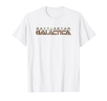 Load image into Gallery viewer, Battlestar Galactica Logo Comfortable T-Shirt - Official Tee