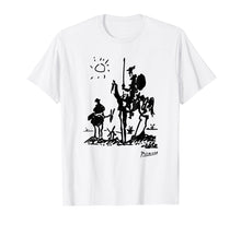 Load image into Gallery viewer, Don Quixote 1955 T Shirt, Pablo Picasso Sketch Artwork
