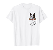 Load image into Gallery viewer, Adorable Little Australian Cattle Dog In The Pocket T-shirt