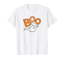 Load image into Gallery viewer, Boo Halloween T-Shirt With Ghost