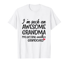 Load image into Gallery viewer, Grandma T-shirt Gender Reveal New Grandma Again Tees