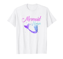 Load image into Gallery viewer, Mermaid Of Honor Maid Bridesmaid Tshirt Mother's Day Gift
