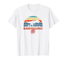Load image into Gallery viewer, Daddy plus Dinosaur is Daddysaurus Funny Dad T-Shirt Retro