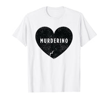 Load image into Gallery viewer, Murderino Shirt - Black Distressed Heart