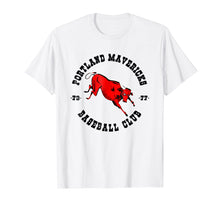 Load image into Gallery viewer, Portland T Shirt Cows Mavericks Baseball Vintage For Mens