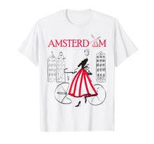 Load image into Gallery viewer, Amsterdam T-Shirt Woman - Amsterdam Bicycle - 5 colors