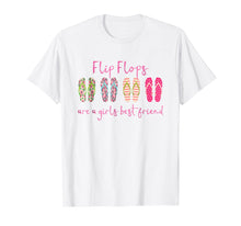 Load image into Gallery viewer, Beach T-Shirt Flip Flops Are a Girls Best Friend Shoe Shirt