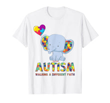 Load image into Gallery viewer, Autism Elephant Walking A Different Path T Shirt For Kids