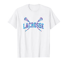 Load image into Gallery viewer, Lacrosse Shirt Girls Boy Tie-dye Crossed Sticks Cool T-shirt