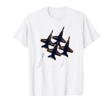 Load image into Gallery viewer, Blue Angels Diamond Formation Navy Tee Shirt