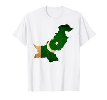 Load image into Gallery viewer, Pakistan Flag Map T Shirt