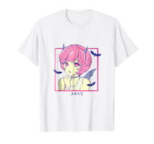Load image into Gallery viewer, Japanese Anime Girl Punk EVIL Shirt - Pastel menhera