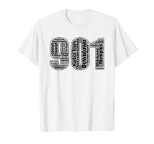 Load image into Gallery viewer, 901 Memphis Typography Word Art T-shirt