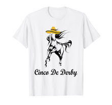 Load image into Gallery viewer, Derby Cino De Mayo Kentucky Horse Race Mexican Sombrero T Sh