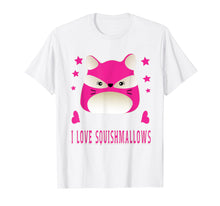 Load image into Gallery viewer, Funny Pink Love Squishmallows Fox Girls Womens T-Shirt
