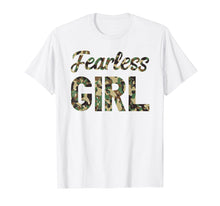 Load image into Gallery viewer, Fearless Girl Camo T-Shirt I Camouflage Lover