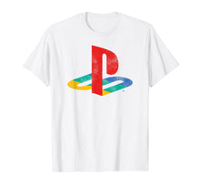 Load image into Gallery viewer, Playstation Playstation Logo Retro Distressed T-shirt