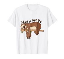 Load image into Gallery viewer, Sloth Mode Lazy Sleepy Sloth T Shirt