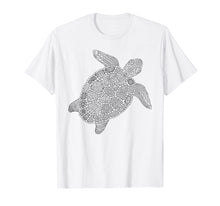 Load image into Gallery viewer, Coloring Book Style Turtle Coloring T- Shirts