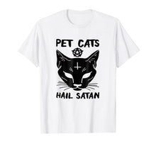 Load image into Gallery viewer, PET CATS HAIL SATAN TSHIRT