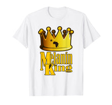 Load image into Gallery viewer, AFRICAN AMERICAN KING BIRTHDAY T-SHIRT MAN MELANIN COUPLE