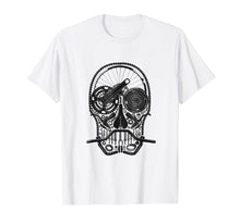 Load image into Gallery viewer, MOUNTAIN BIKE SKULL T-SHIRT - explore adventure TEE