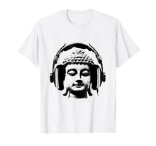Load image into Gallery viewer, Buddha Wear Headphones DJ Music T-shirt, Headphones T-Shirt