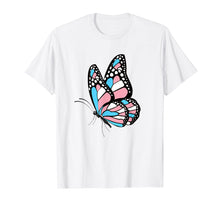 Load image into Gallery viewer, Transgender butterfly Symbol T-Shirt - Trans Pride LGBT Tee