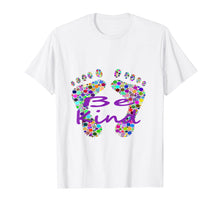 Load image into Gallery viewer, Footprints Be Kind t shirt