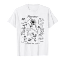 Load image into Gallery viewer, Plant These Save The Bees Floral Flower T Shirt