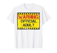 Load image into Gallery viewer, Warning Official Adult Shirt | Cute Turning 18 Birthday Gift