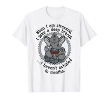 Load image into Gallery viewer, Funny Elephant Yoga T Shirt Buddha Stress Gift
