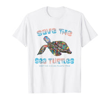 Load image into Gallery viewer, Save the Sea Turtles Novelty Shirt for Turtle Lovers