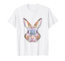 Load image into Gallery viewer, Cute Bunny Rabbit Polygonal Triangles Design T-Shirt